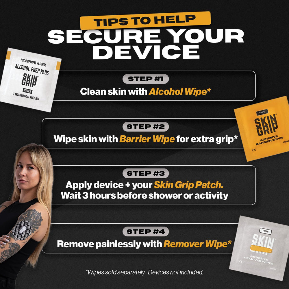 Skin Grip barrier wipes multi-use protect adhesives and reduce irritation in wound care