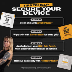 Skin Grip barrier wipes multi-use protect adhesives and reduce irritation in wound care