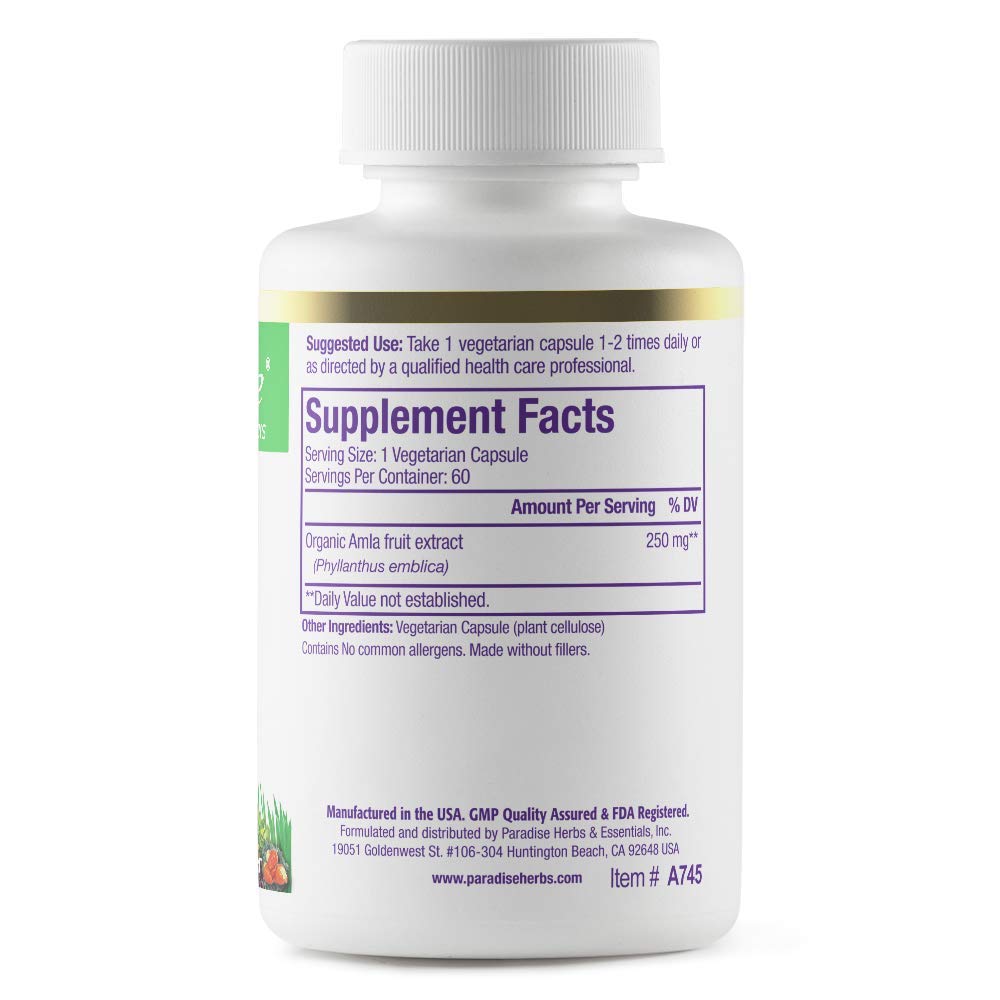 Product bottle showing 60 vegetarian capsules
