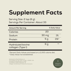Graphic detailing benefits for skin, hair and joints