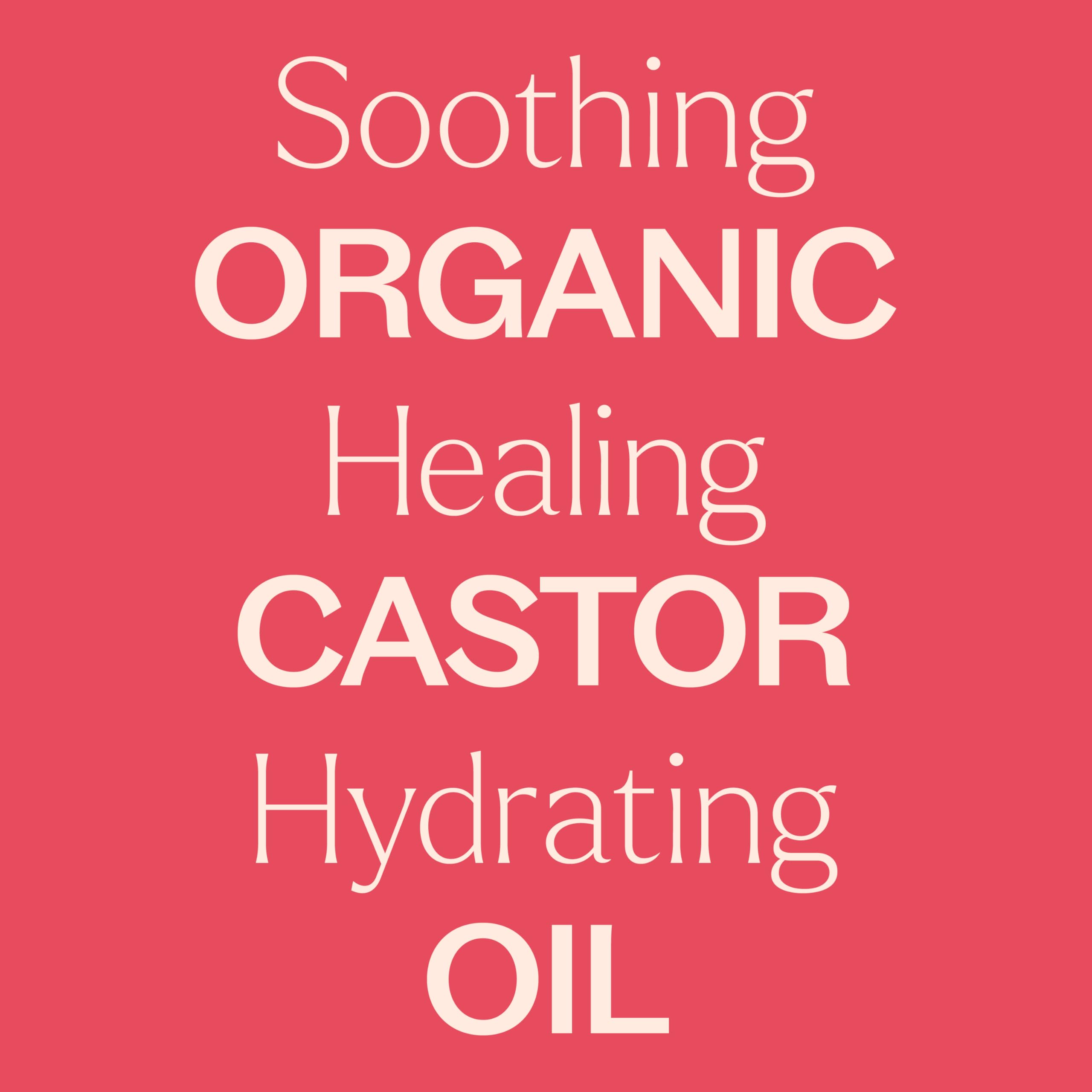 Castor oil for moisturizing dry skin