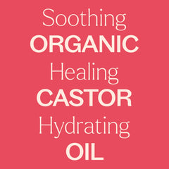 Castor oil for moisturizing dry skin