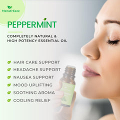 Peppermint essential oil blend with grapeseed oil