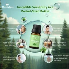 Peppermint essential oil for hair and skincare