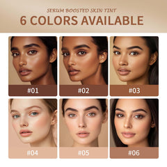 Skin Tint & Contour Stick with Hyaluronic Acid and Vitamin E for hydration.