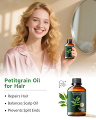 Evening skincare routine using petitgrain oil