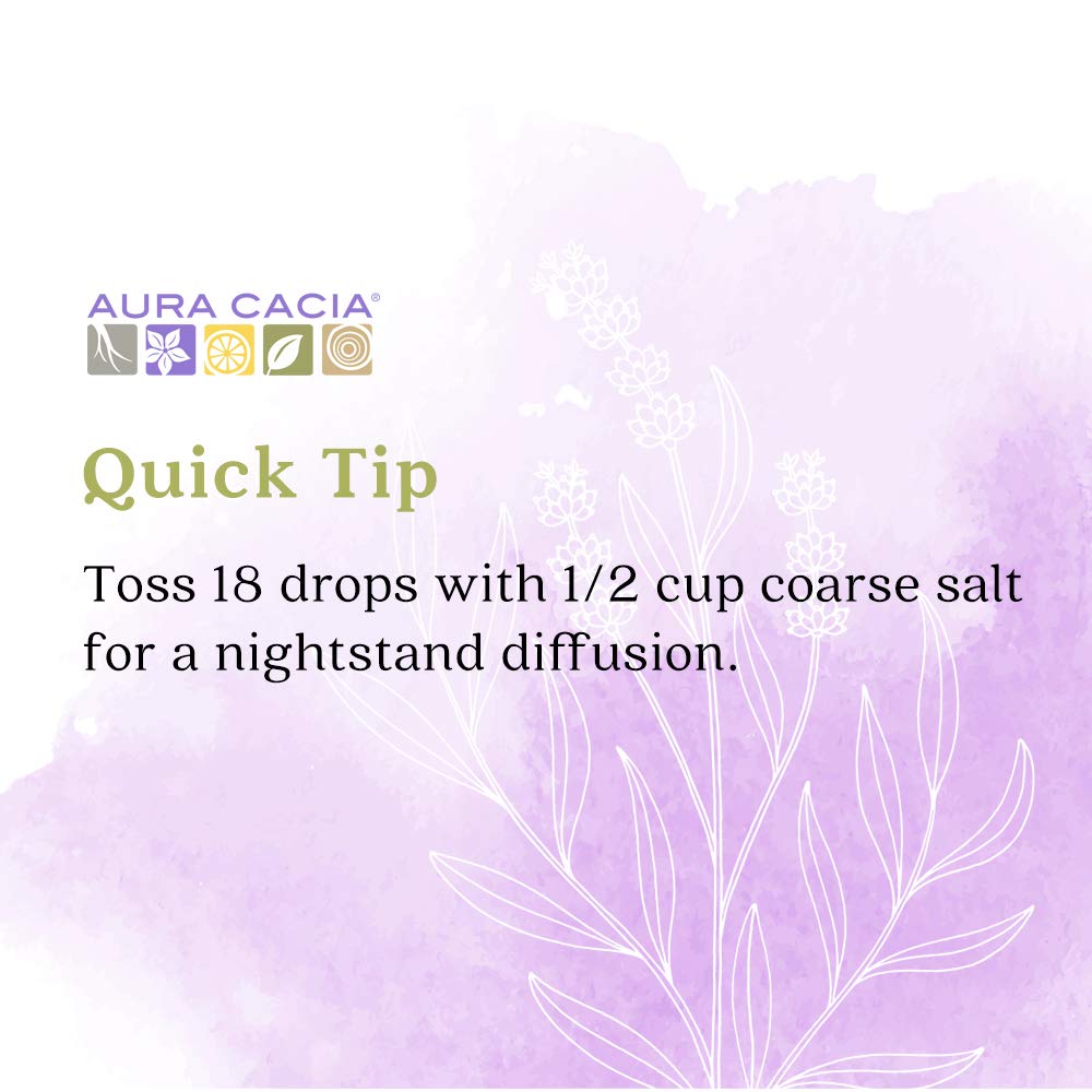 Lavender essential oil used in skincare product
