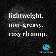 Silky glide formula of Skinsations massage oil