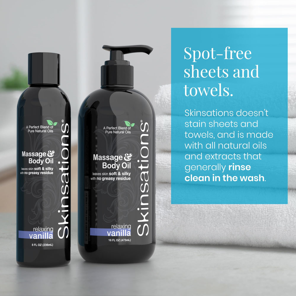 Travel-friendly Skinsations kit with protective leak-proof case
