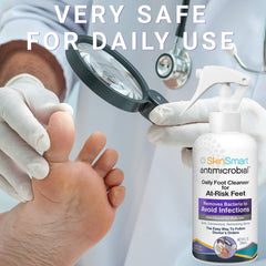 SkinSmart sensitive-skin friendly formula supports safe daily use.