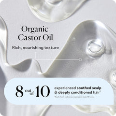 Close-up of Sky Organics Castor Oil bottle