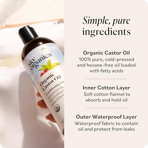 Usage instructions for Sky Organics Castor Oil