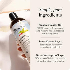 Usage instructions for Sky Organics Castor Oil