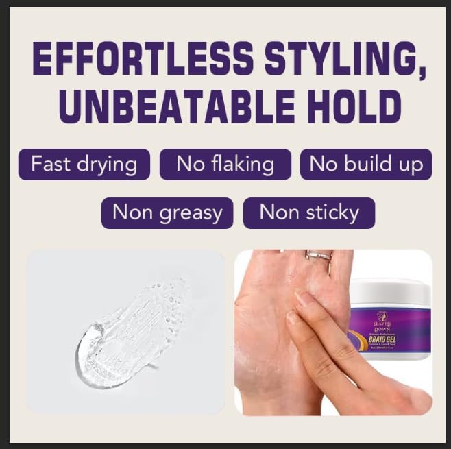 SLAYED DOWN long-lasting hold suitable for all-day styles