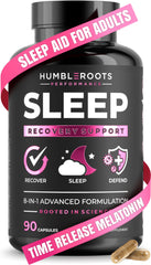 Extended-release melatonin capsule for adults