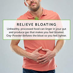 Global Healing Center Oxy-Powder shown in sleep-friendly detox routine.