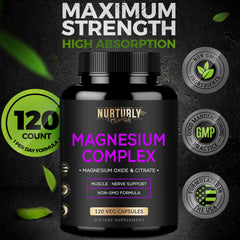 Magnesium capsules supporting sleep and energy