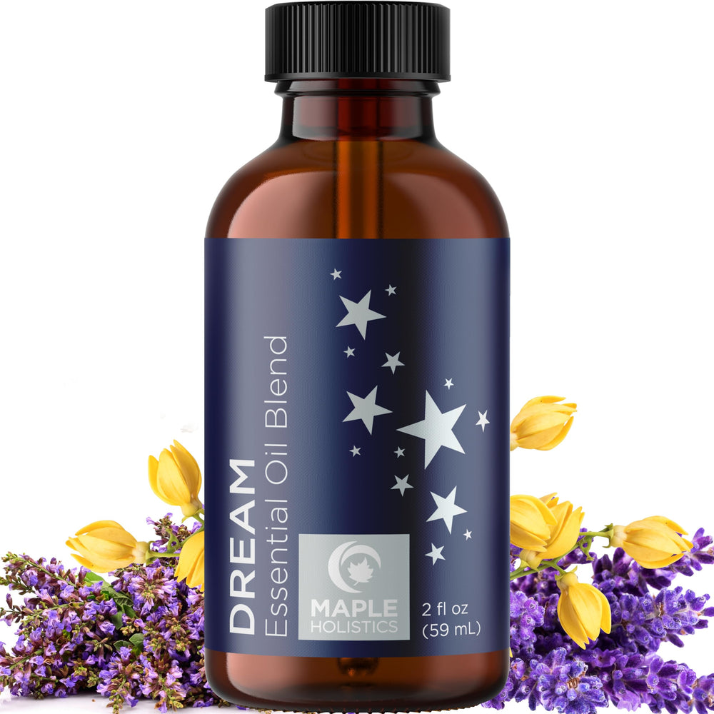 Dream Essential Oils Sleep Blend bottle for diffuser