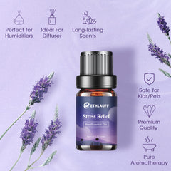 Vibrant packaging of sleep essential oils gift set