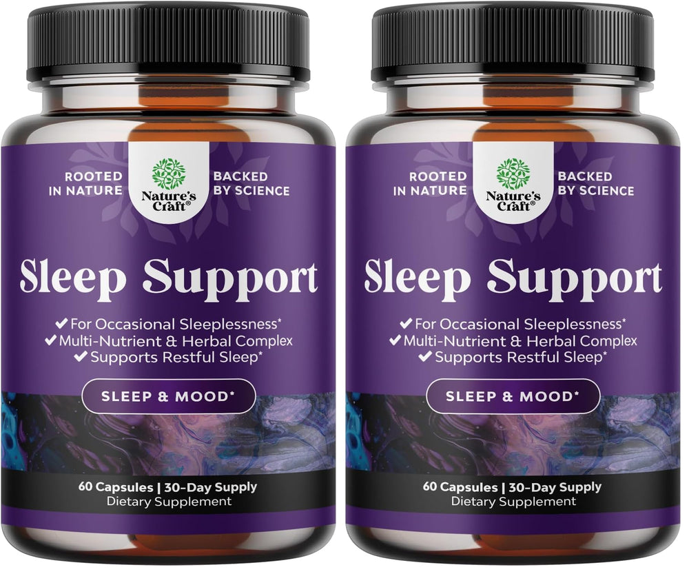 Natural Refreshing Sleep Formula bottle and packaging (Pack of 2)