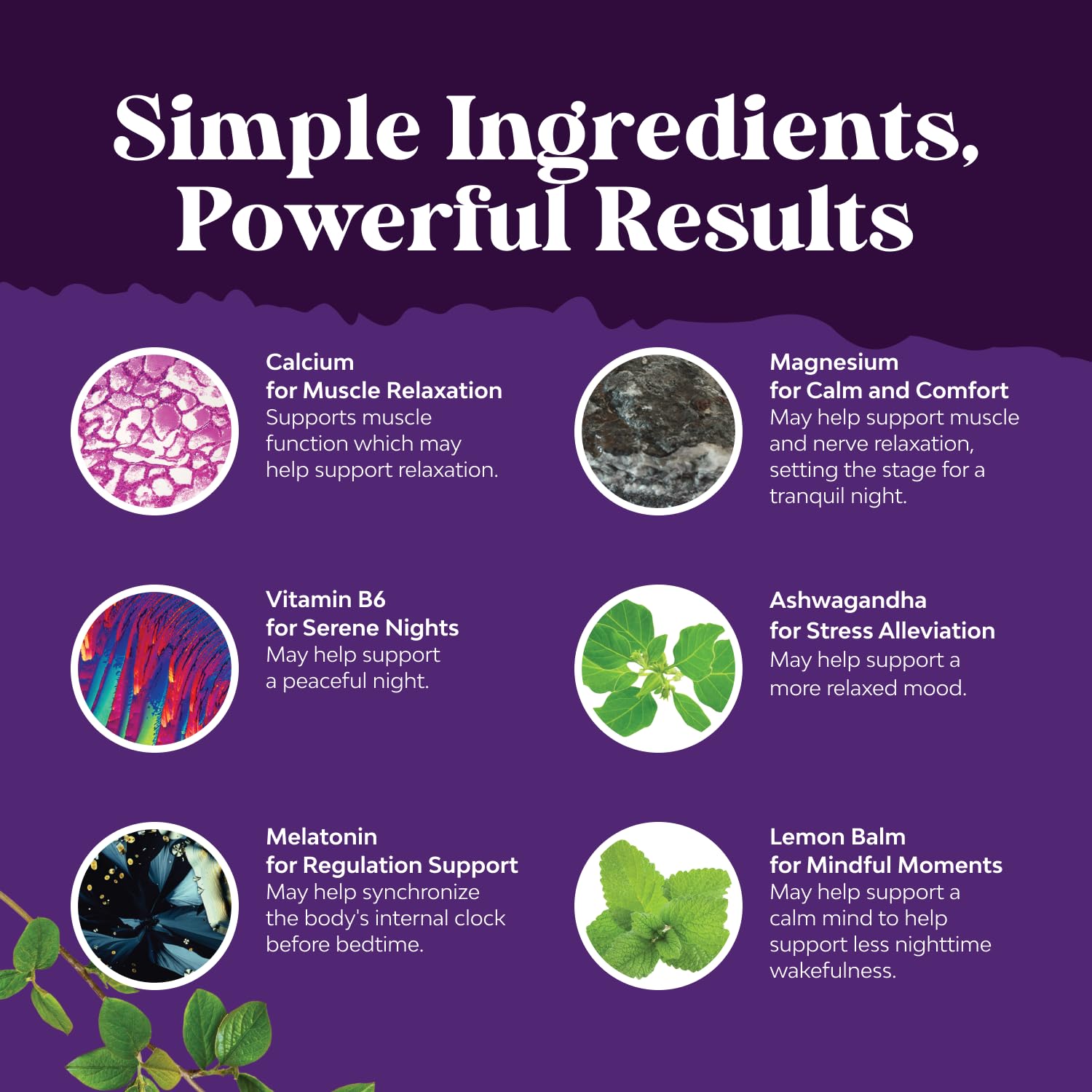 Herbal sleep blend with non-GMO ingredients