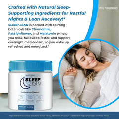 Sleep Lean Powder ingredients and nutrition label