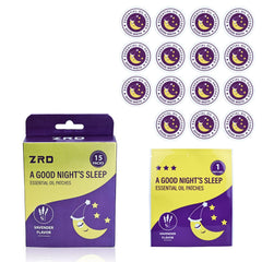 Open packaging of lavender sleep patches