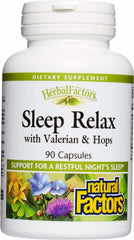 Bottle of Herbal Factors Sleep Relax Formula