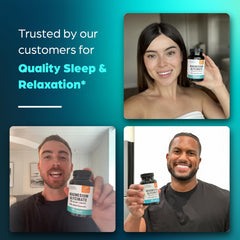 Sleep and relaxation benefits graphic