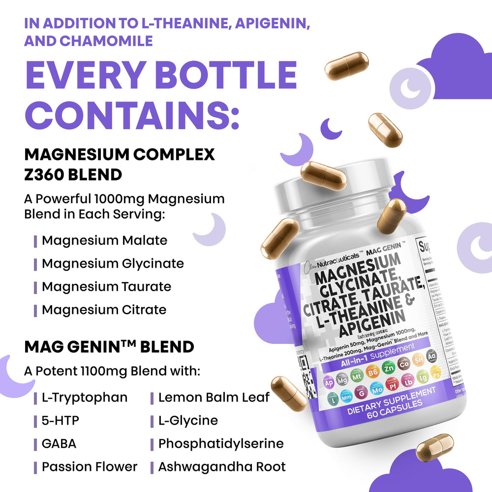 Sleep-support herbal blend included with magnesium