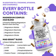 Sleep-support herbal blend included with magnesium