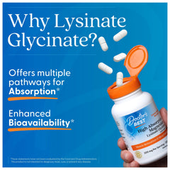 Sleep support with magnesium glycinate lysinate