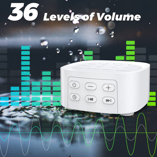 Sleepbox 25 soothing sounds selection displays versatile options for focused relaxation and sleep