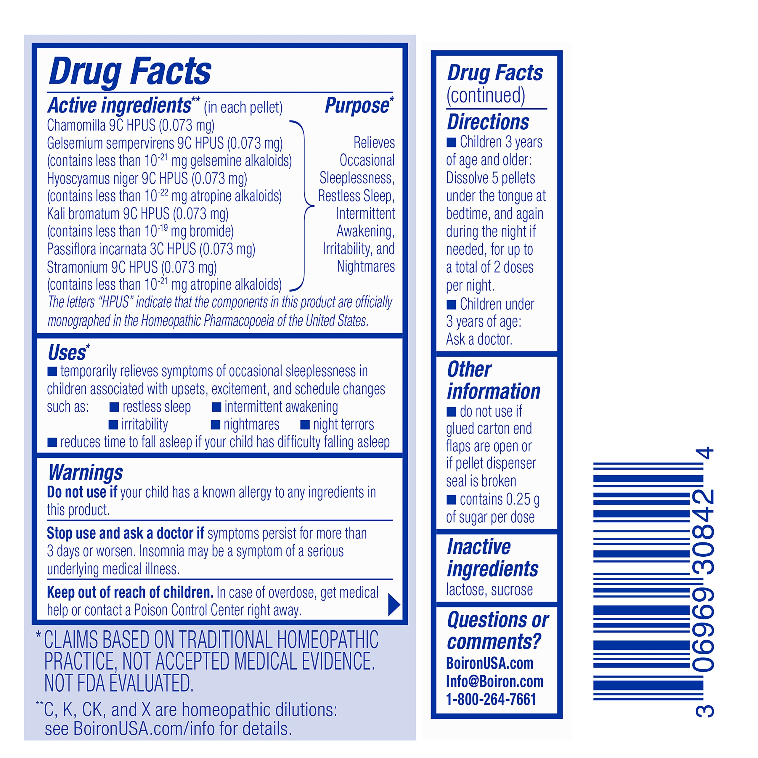 Close-up of meltaway SleepCalm Kids pellets