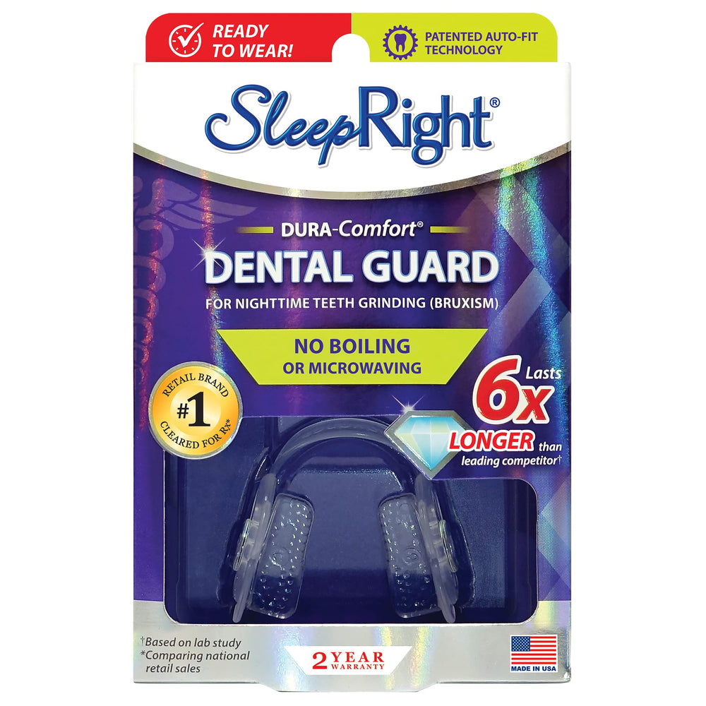 SleepRight Dura-Comfort Dental Guard box and packaging