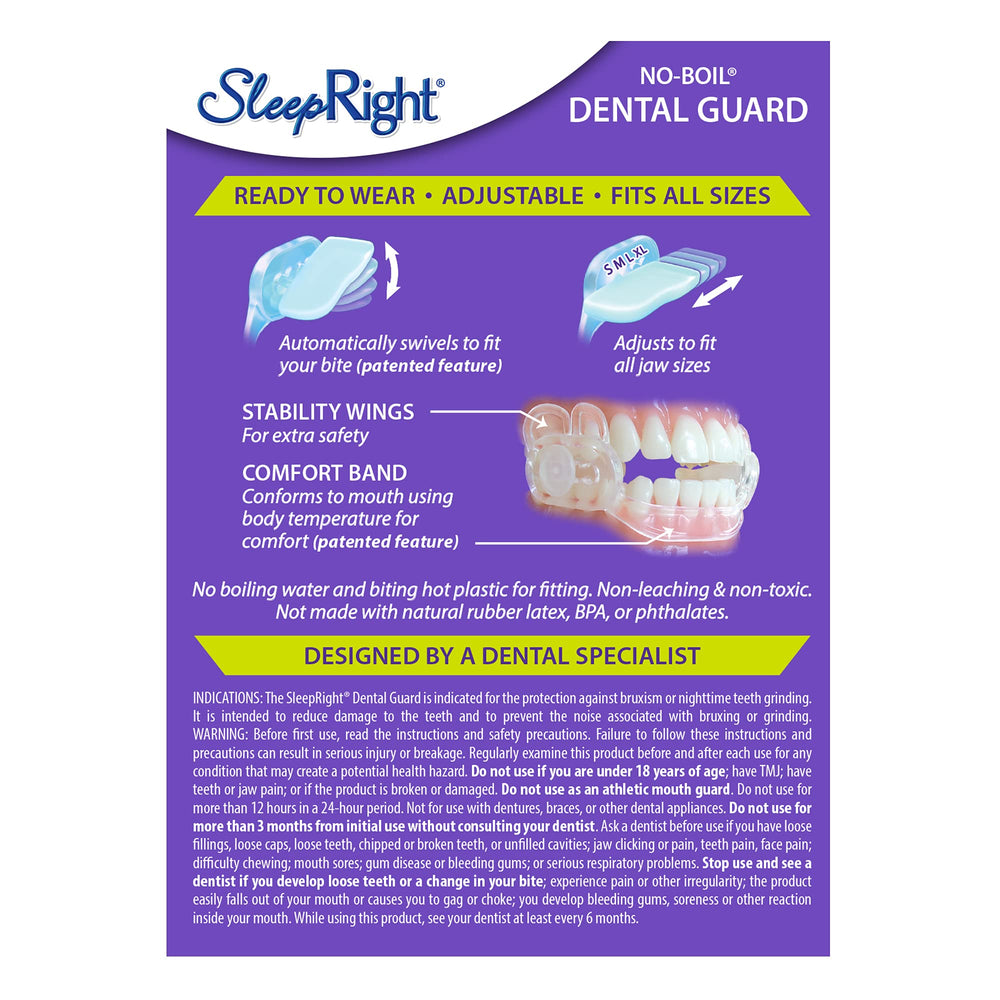 Dental guard bite pad close-up illustrating flexibility