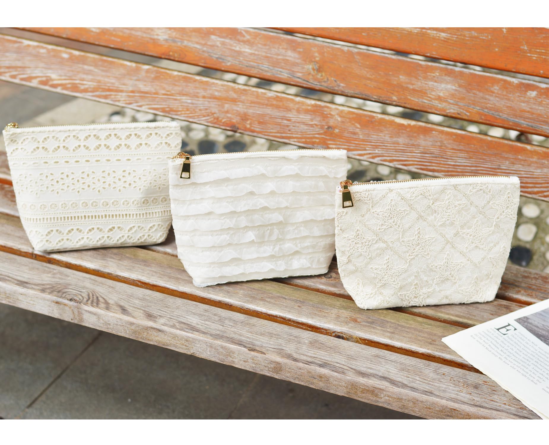 Sliimagetu double-sided cosmetic bag features durable pattern for daily use.