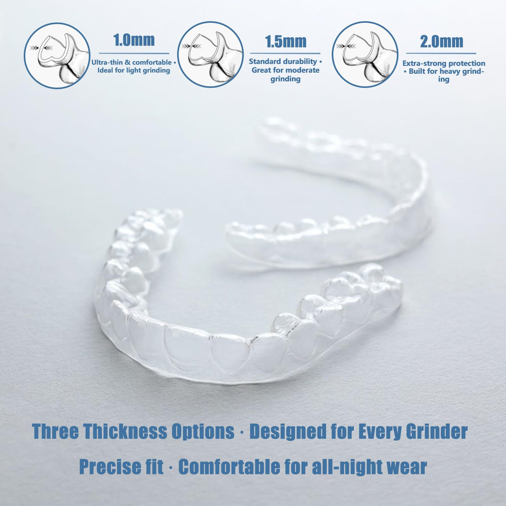 Slim, durable and comfortable dental night guard fit