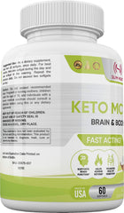 Softgel capsules in bottle labelled Slim Heat Keto MCT