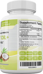 Non-GMO, all natural, Made in USA label on bottle