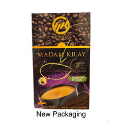 Ingredients list on Slimming-K Coffee label