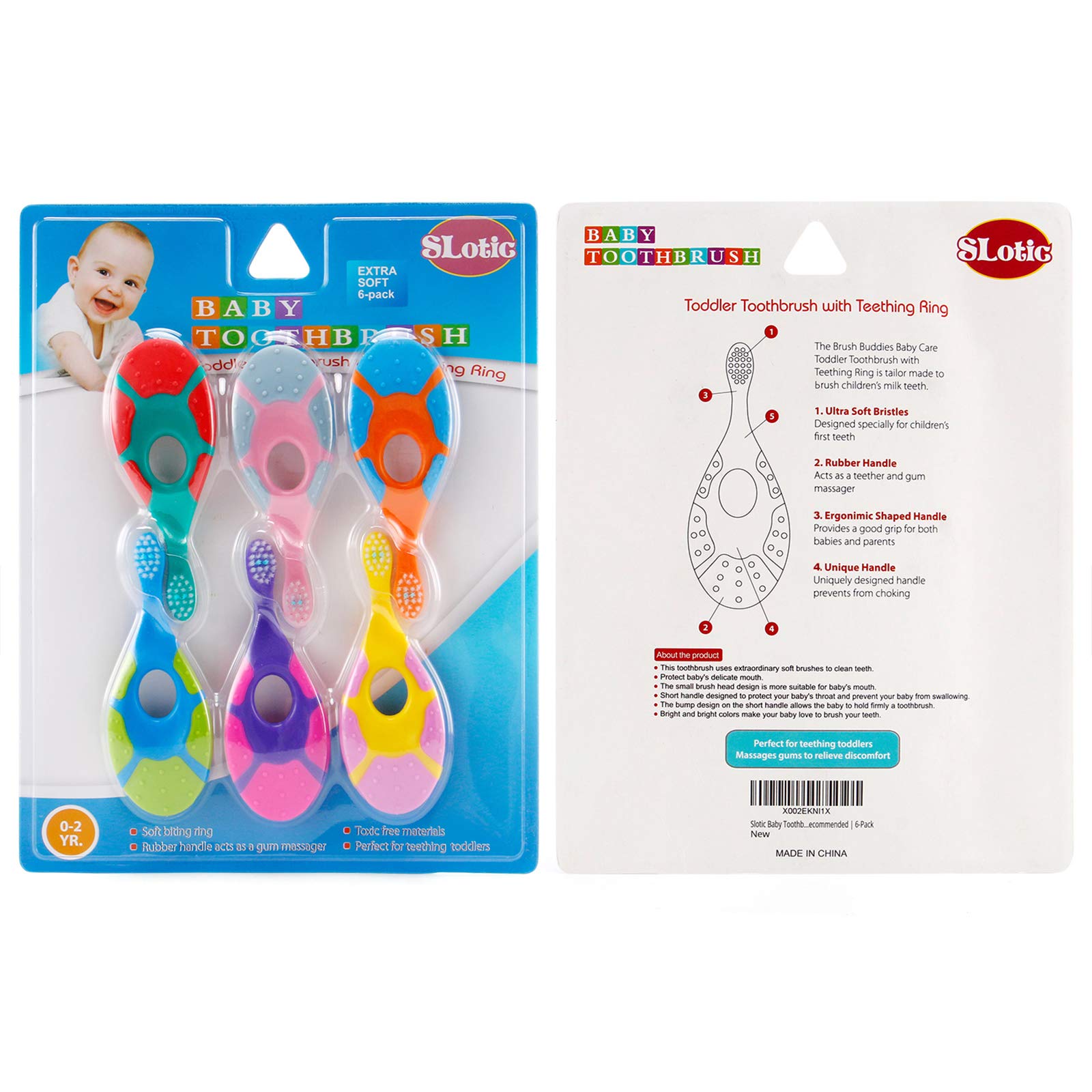 Child-friendly Slotic toothbrush colors to spark brushing fun