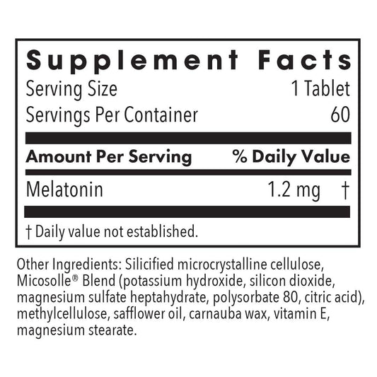 Slow Motion Melatonin 1mg in lipid matrix for optimized absorption