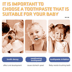 SLS-free, low-fluoride anti-cavity toothpaste for kids