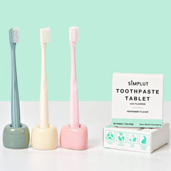 SLS-free toothpaste tablets label