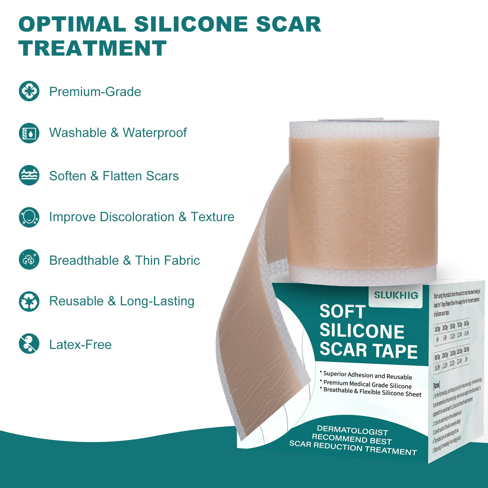 SLUKHIG scar sheets for C section and pregnancy use
