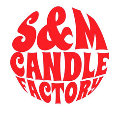 S&M Candle Factory chocolate chip cookies lit jar for long-lasting burn and comforting dessert scent.