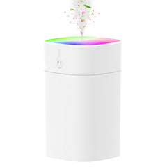 Small Diffuser 400ml on desk with 7-color night light