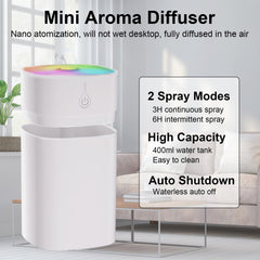 Diffuser used to humidify a room for comfort