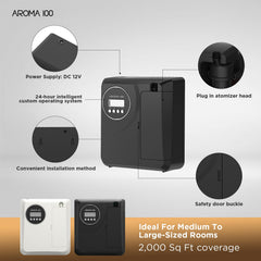 Bluetooth app controlled smart aromatherapy diffuser